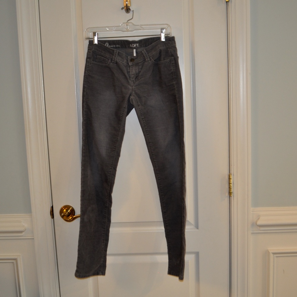 Loft grey modern slim jeans
